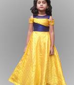 Girl Yellow Gown Set