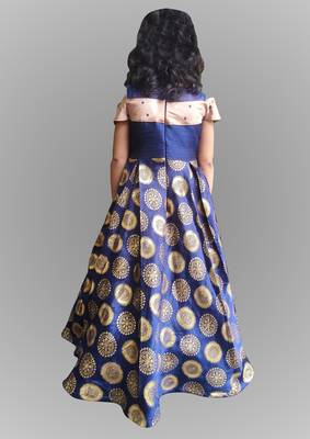 Girl Blue Long Lenght Gown 2