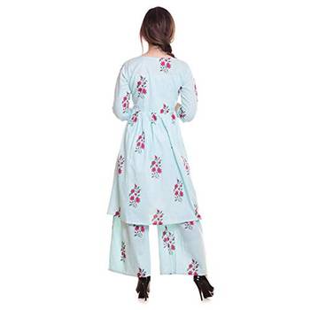 Green printed cotton kurtas-and-kurtis 2