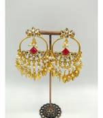 Gold Plated polki Earrings