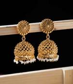 Gold Plated Designer Jhumkas