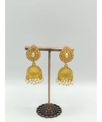 Gold plated Jhumkas 1