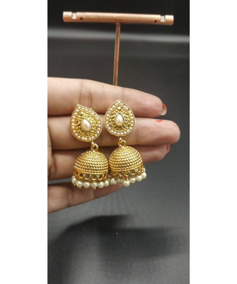 Gold plated Jhumkas