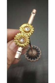 Gold Stone Toe Rings