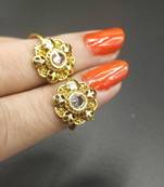 Gold Stone Toe Rings