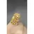 Gold Stone Toe Rings