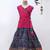Pink Sanganeri Print Cambric Cotton Skirt Top