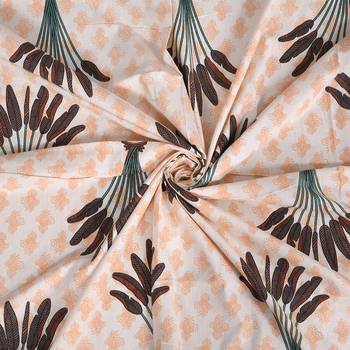 Jaipuri Hand Block Printed Traditional Cotton Double Bedsheet with 2 Pillow Covers 4