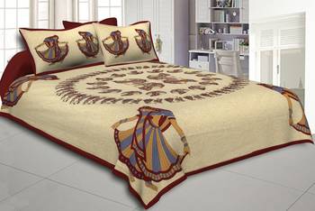 multicolor floral print cotton bed sheets 1