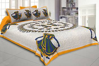 multicolor floral print cotton bed sheets 1