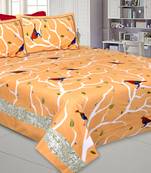 multicolor floral print cotton bed sheets