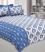 multicolor floral print cotton bed sheets