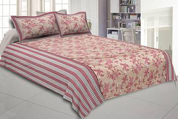 multicolor floral print cotton bed sheets 1