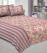multicolor floral print cotton bed sheets
