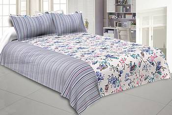 multicolor floral print cotton bed sheets 1