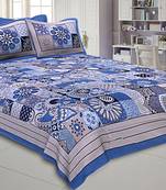 multicolor floral print cotton bed sheets