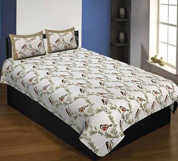 multicolor floral print cotton bed sheets 1