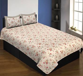 multicolor floral print cotton bed sheets 1