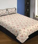multicolor floral print cotton bed sheets