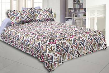 multicolor floral print cotton bed sheets 1