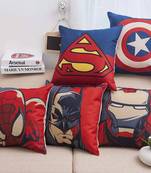 fabzi jute printed cushion covers set of 5
