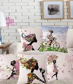 fabzi jute printed cushion covers set of 5