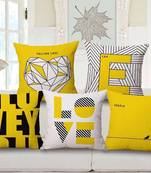 fabzi jute printed cushion covers set of 5