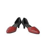 Maroon &Black, patent leather,heels