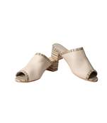 cream,linen,mules,heels,leather