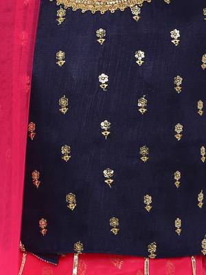 Girl'S Pink Silk Lehenga Choli & Dupatta Set 3