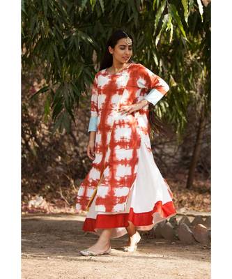 Rust red Twin dress 1