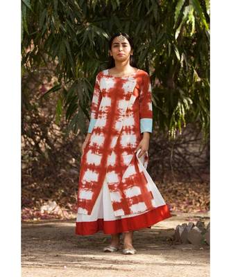 Rust red Twin dress 2