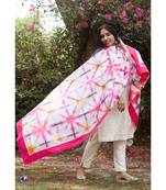 Sunheri Hand dyed Shibori Chander Dupatta