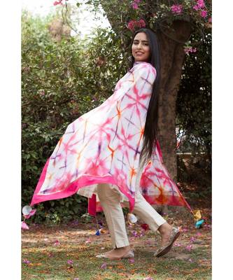 Sunheri Hand dyed Shibori Chander Dupatta 2