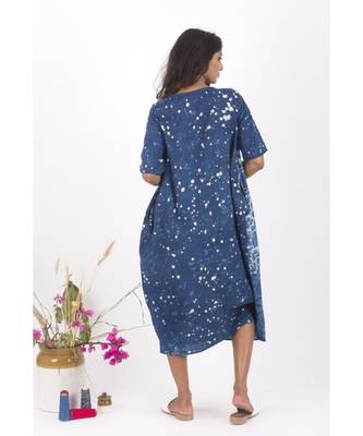Blue Cotton DustyStreet Indigo Dress 4