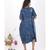 Blue Cotton DustyStreet Indigo Dress