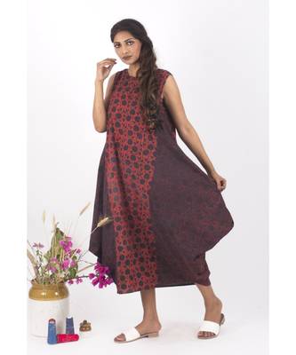 Red Cotton RedKarina Jhola Dress 2