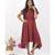 Red Cotton DearAlice Hand Block Dress