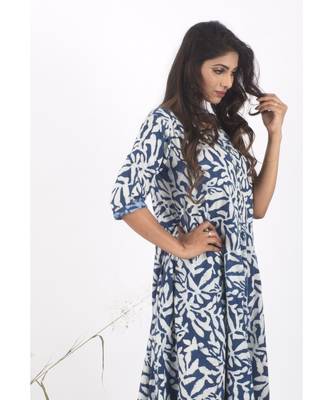 Blue Cotton RainyDay Indigo Dress 3