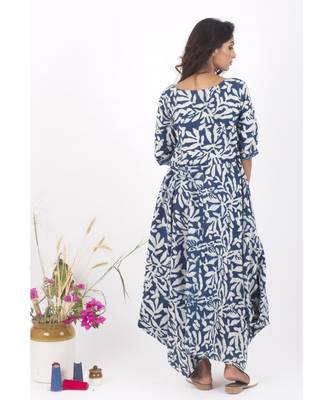 Blue Cotton RainyDay Indigo Dress 4