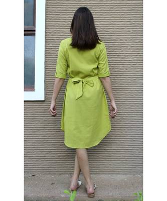 Green Cotton Gilli Dress 3