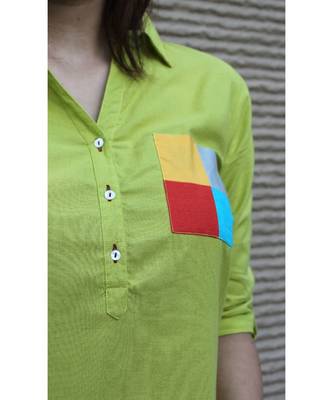 Green Cotton Gilli Dress 4