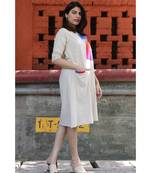 Beige Cotton HelloRose Dress