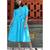 Blue Cotton Farha Blue Dress