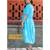 Blue Cotton Farha Blue Dress