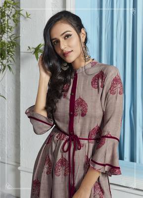 Chiku Printed Rayon Ethnic Kurtis 3
