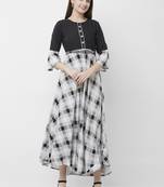 Multicolor printed rayon kurtas-and-kurtis