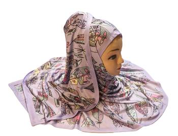 Justkartit Women'S Jersey Stretchable Material Printed Hijab Scarf Dupatta 1