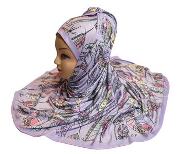 Justkartit Women'S Jersey Stretchable Material Printed Hijab Scarf Dupatta 3