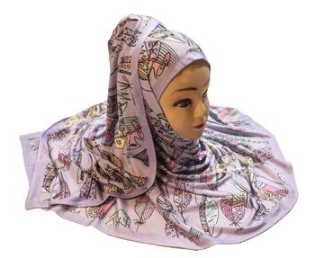 Justkartit Women'S Jersey Stretchable Material Printed Hijab Scarf Dupatta 4